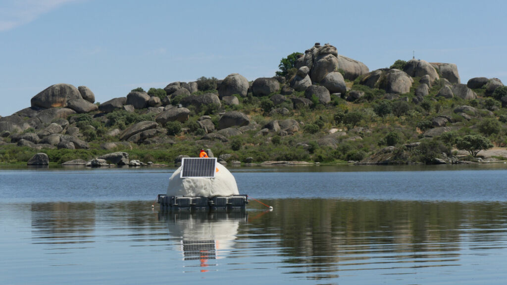 Hydropoetics of Los Barruecos. Installation Museo Vostell Malpartida. 